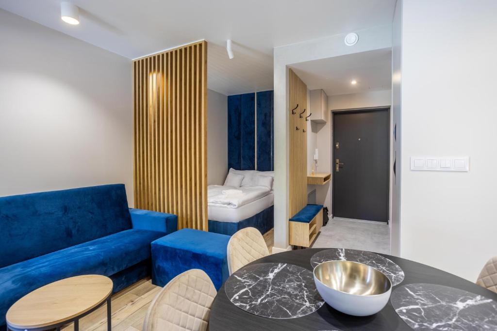 Apartament dwuosobowy typu Studio Deluxe — wnętrze apartamentu w Karpaczu